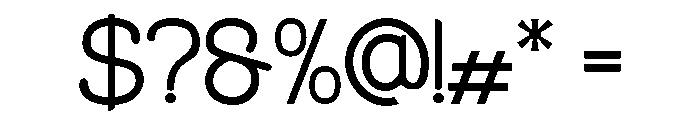 Zulfiqar Regular Font OTHER CHARS