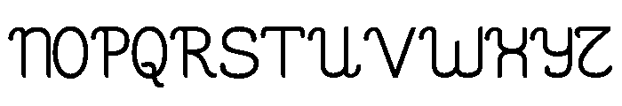 Zulfiqar Regular Font UPPERCASE