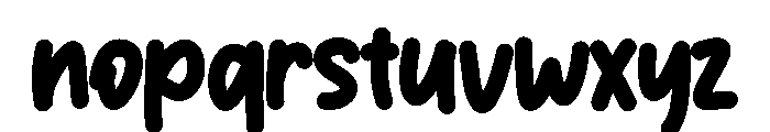 Zulhas Hasoe Font LOWERCASE