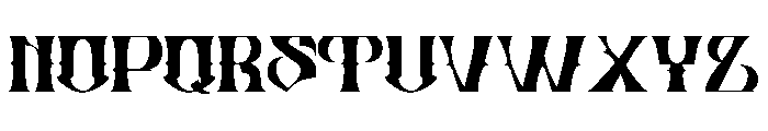 Zulta Music Regular Font LOWERCASE