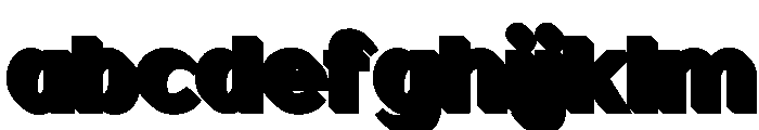 Zunka Extrude Regular FONT