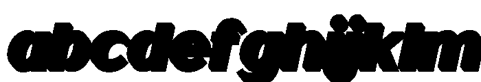 Zunka Slant Extrude Regular FONT