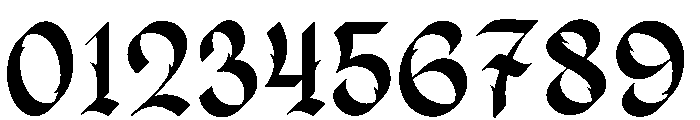 Zussel Sharp Font OTHER CHARS