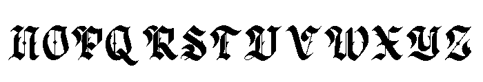 Zussel Sharp Font UPPERCASE