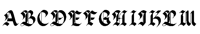Zussel Font UPPERCASE
