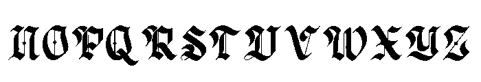 Zussel Font UPPERCASE