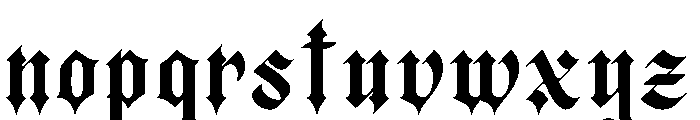 Zussel Font LOWERCASE