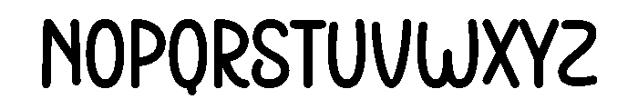 Zuwita Font UPPERCASE