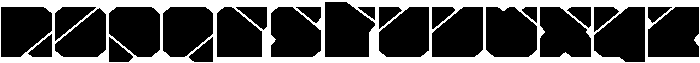 Zuber tech otf (400) Font LOWERCASE