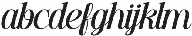 Zugili Italic otf (400) Font LOWERCASE