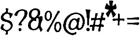 Zugo ttf (400) Font OTHER CHARS
