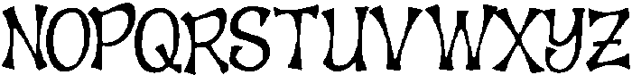 Zugo ttf (400) Font UPPERCASE