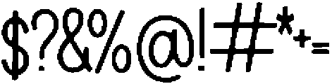 Zukibe ttf (400) Font OTHER CHARS