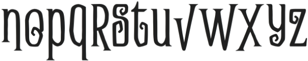 Zukones Distor Regular otf (400) Font LOWERCASE