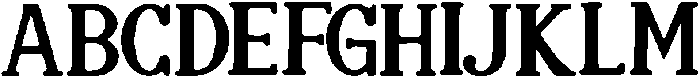 Zulu ttf (400) Font UPPERCASE