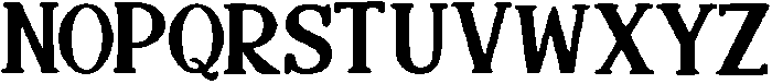 Zulu ttf (400) Font UPPERCASE
