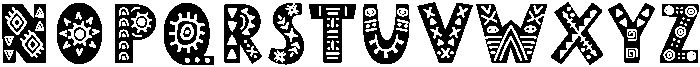 Zumba otf (400) Font LOWERCASE