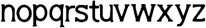 Zusoga ttf (400) Font LOWERCASE