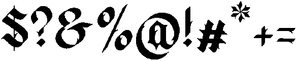 Zussel Sharp otf (400) Font OTHER CHARS