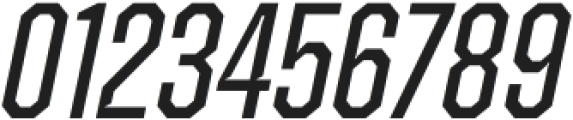 Zuume Edge Cut Italic otf (400) Font OTHER CHARS