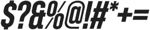 Zuume SemiBold Italic otf (600) Font OTHER CHARS