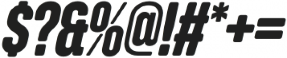 Zuume Soft Bold Italic otf (700) Font OTHER CHARS
