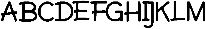 Zuwute ttf (400) Font UPPERCASE