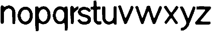 Zuwute ttf (400) Font LOWERCASE