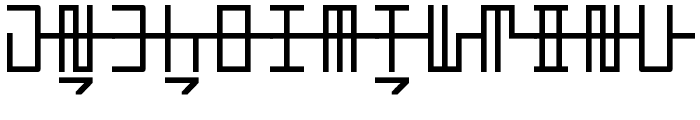 Zungkayu Regular Font UPPERCASE