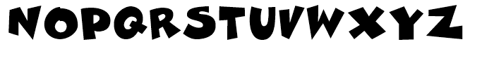 Zubilo Black Font UPPERCASE
