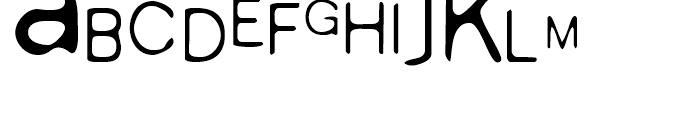 Zucchini Normal Font UPPERCASE