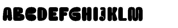 Zubble Bold Font UPPERCASE