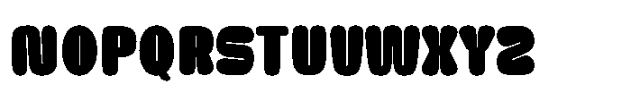 Zubble Bold Font UPPERCASE