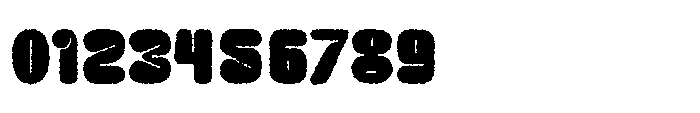 Zubble Distort Font OTHER CHARS