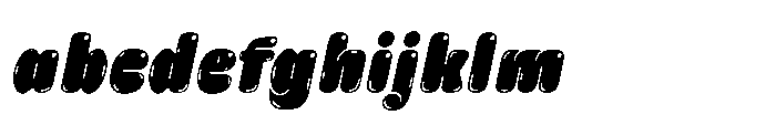 Zubble Oblique FONT
