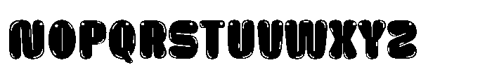 Zubble Regular Font UPPERCASE