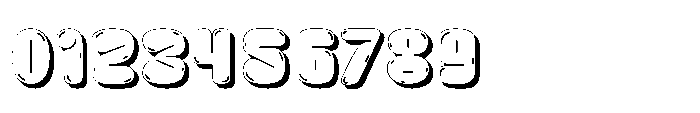 Zubble Shadow Font OTHER CHARS