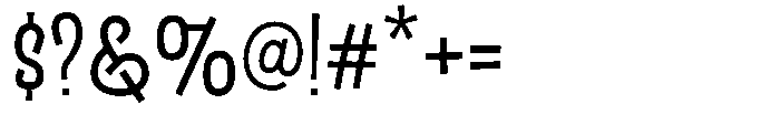 Zugesh Light Font OTHER CHARS