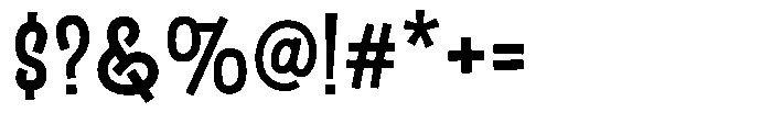 Zugesh Regular Font OTHER CHARS