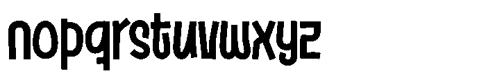 Zugesh Regular Font LOWERCASE