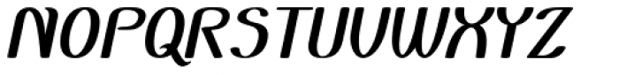 Zuider Postduif Italic Font UPPERCASE