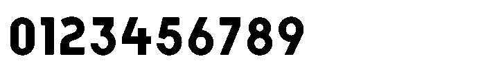 Zujin Bold Font OTHER CHARS
