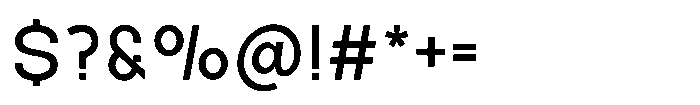 Zujin Medium Font OTHER CHARS