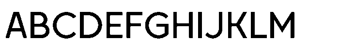 Zujin Medium Font UPPERCASE