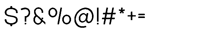 Zujin Regular Font OTHER CHARS