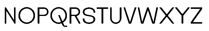 Zujin Regular Font UPPERCASE