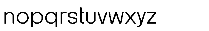 Zujin Regular Font LOWERCASE