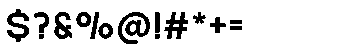 Zujin Semi Bold Font OTHER CHARS
