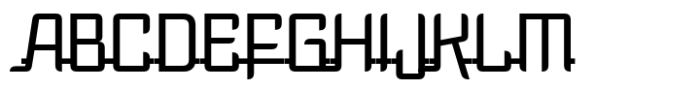 Zukroof Font UPPERCASE