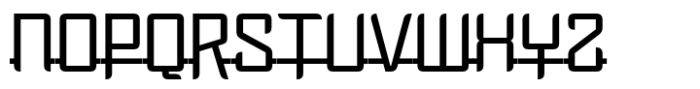 Zukroof Font UPPERCASE